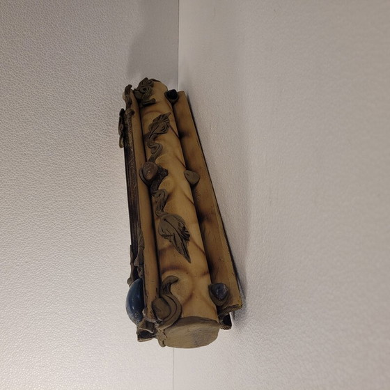 Image 1 of Bruciatore di incenso in legno di bambù vintage