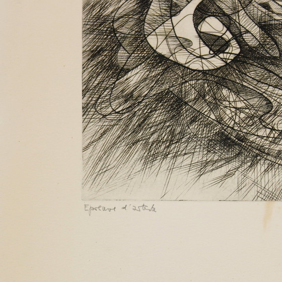 Image 1 of Antoine Pentsch (1925-2012) - Etching - "Praisie En Movement" - 1967 - Epreuve D'Artiste