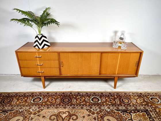 Image 1 of Sideboard Mahogany High Gloss Scandinavian Style