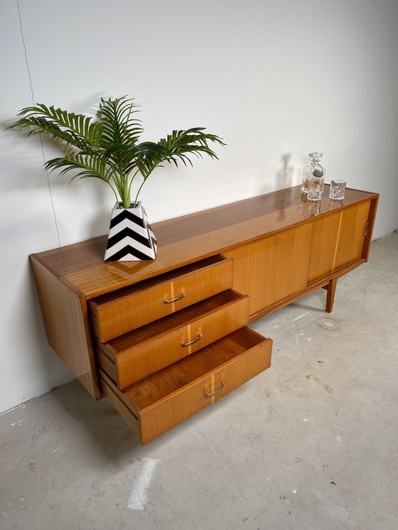 Image 1 of Sideboard Mahogany High Gloss Scandinavian Style