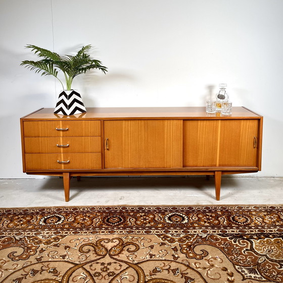 Image 1 of Sideboard Mahogany High Gloss Scandinavian Style