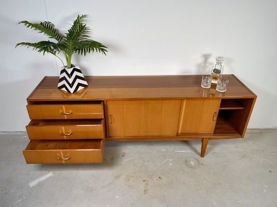 Image 1 of Sideboard Mahogany High Gloss Scandinavian Style