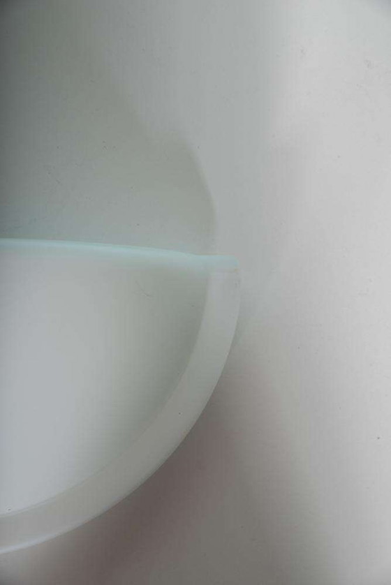 Image 1 of Space age Peil & Putzler glass wall lamp, minimalist scone