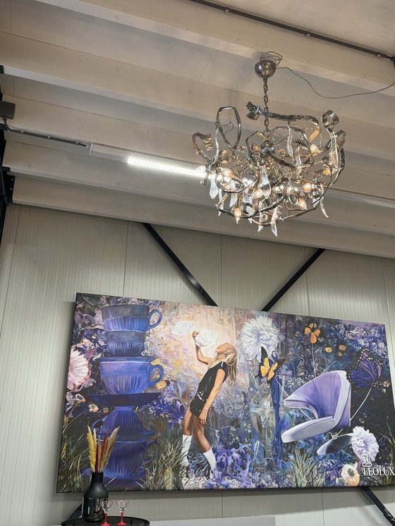 Image 1 of Brand van Egmond Delphinium Chandelier Nickel D80