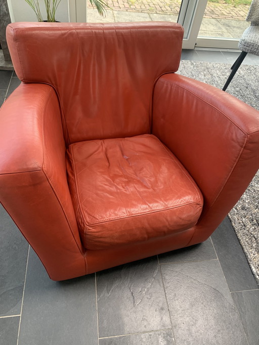 Fauteuil à étiquettes Gerard van den Berg