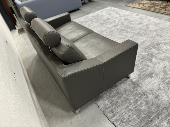 Image 1 of Leolux Antonia Sofa 2 Seater Leather Gray