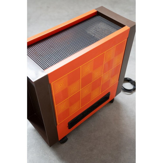 Image 1 of Vintage plastic and aluminum electric stove for Olympique, Italy 1970