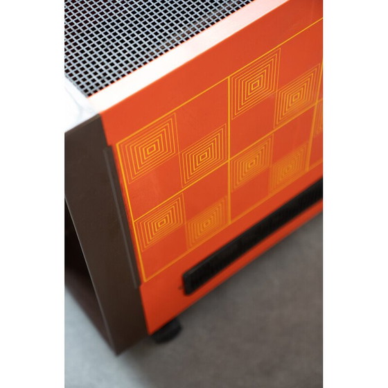 Image 1 of Vintage plastic and aluminum electric stove for Olympique, Italy 1970