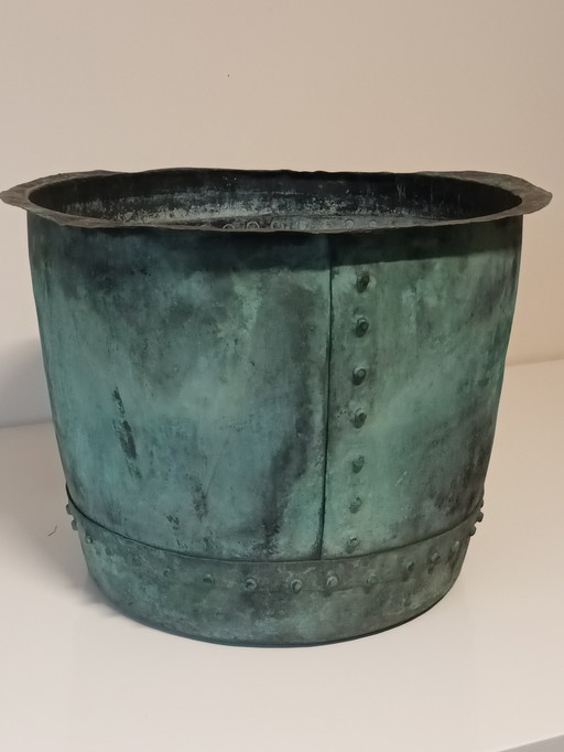 19th Century Copper Plant Pot