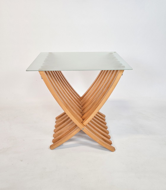 Image 1 of Ikea design - tables d'appoint (2) - modèle Ekeberg - 1999