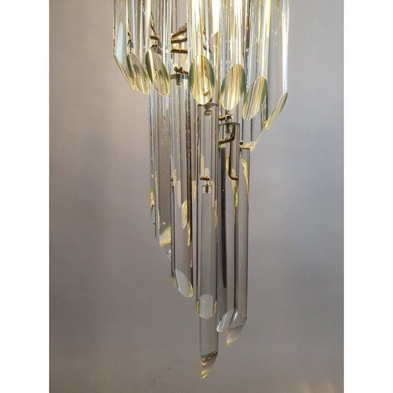Image 1 of Vintage Murano glass waterfall chandelier, Italy