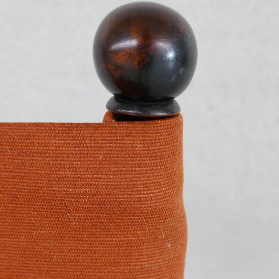 Image 1 of French mid-century orange armchair, 1940s