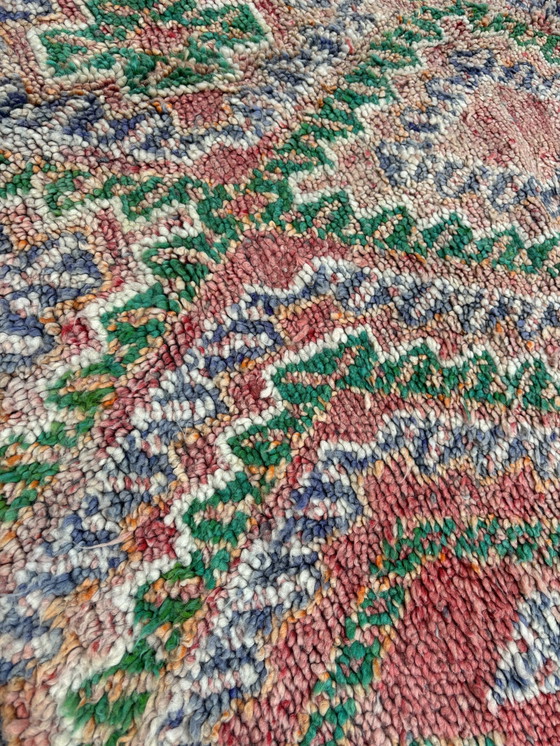 Image 1 of Vintage Moroccan Boujad Wool Rug 