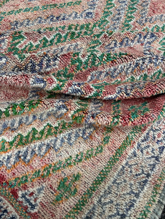 Image 1 of Vintage Moroccan Boujad Wool Rug 