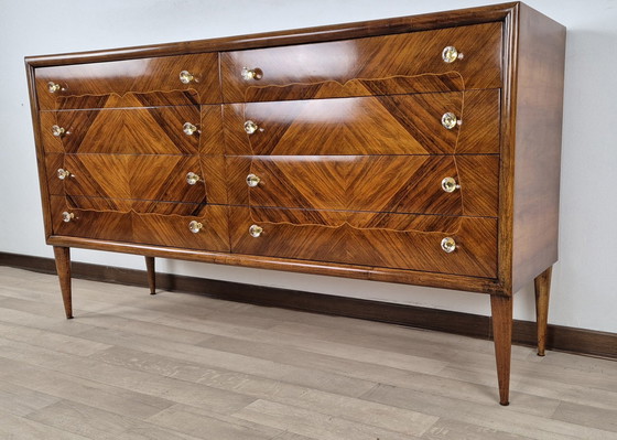 Image 1 of Milanese Art Deco Chest Of Drawers