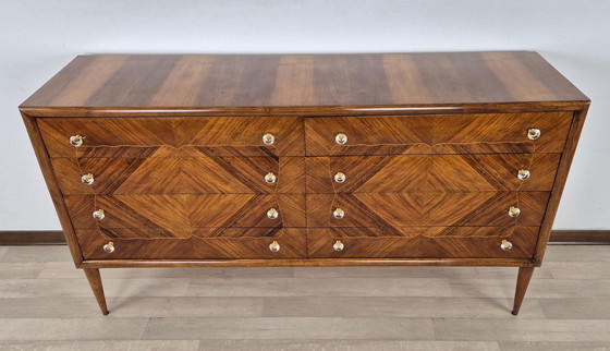 Image 1 of Milanese Art Deco Chest Of Drawers