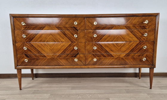 Image 1 of Milanese Art Deco Chest Of Drawers