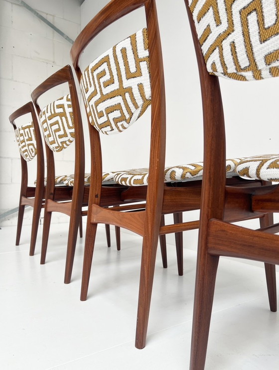 Image 1 of Set Of 4 Stockholm Chairs By Louis Van Teeffelen, 1950'S