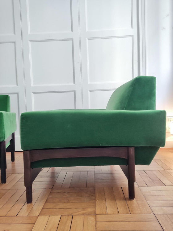 Image 1 of Kisushu armchairs by Sergio and Fratelli Saporiti