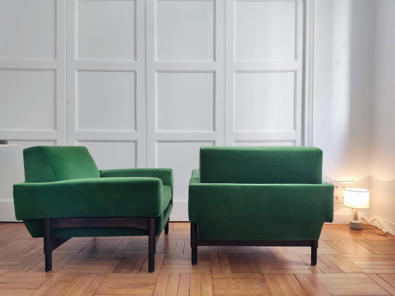 Image 1 of Kisushu armchairs by Sergio and Fratelli Saporiti