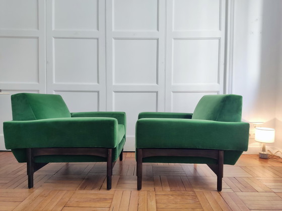 Image 1 of Kisushu armchairs by Sergio and Fratelli Saporiti