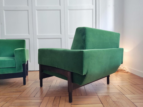 Image 1 of Kisushu armchairs by Sergio and Fratelli Saporiti