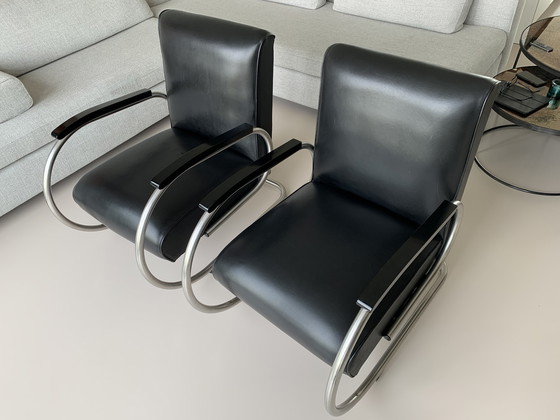 Image 1 of 2x Tubax Vilvoure armchairs