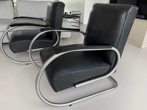 Image 1 of 2x Tubax Vilvoure armchairs