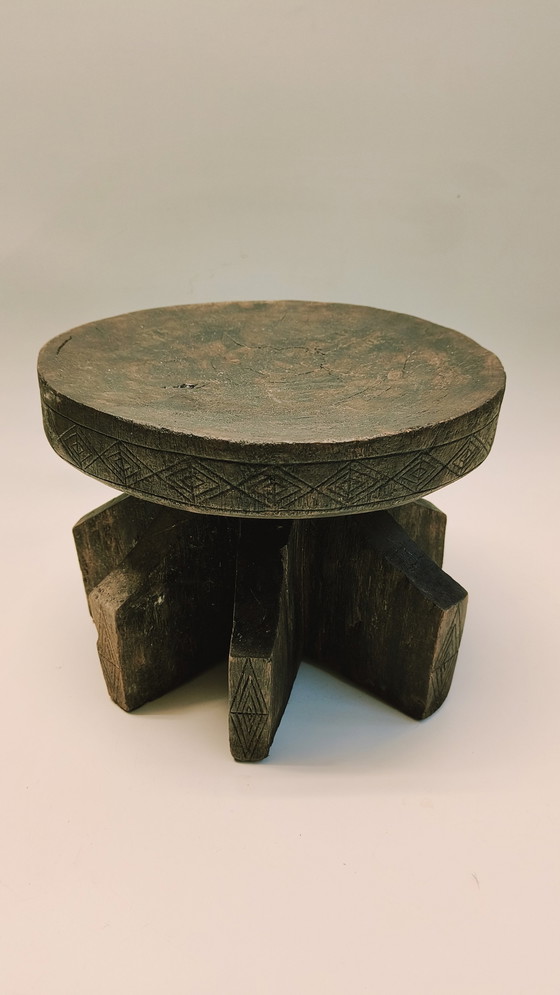 Image 1 of Old African Chair Stool