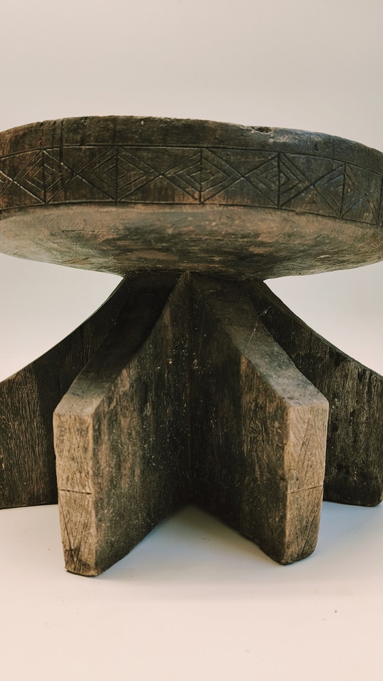 Image 1 of Old African Chair Stool