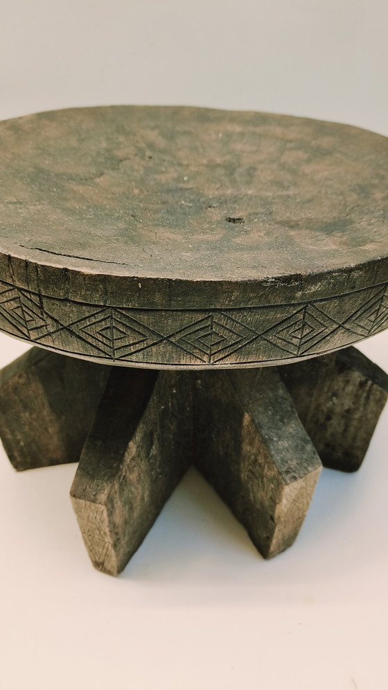 Image 1 of Old African Chair Stool