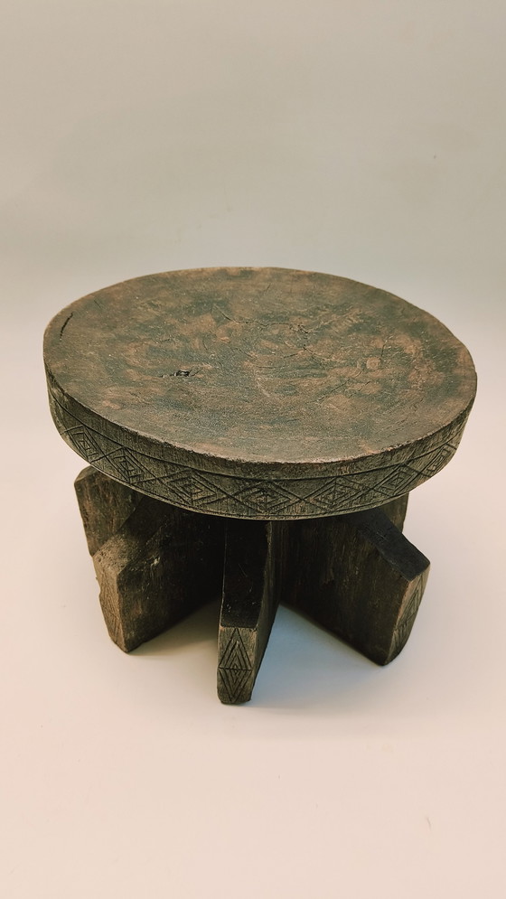 Image 1 of Old African Chair Stool