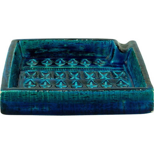 Vintage ceramic ashtray by Aldo Londi for Bitossi, Italy