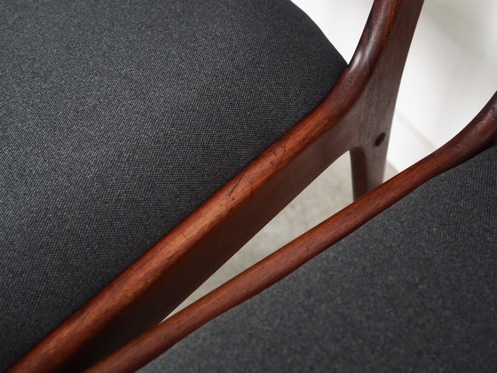 Image 1 of Set Of Six Rosewood Chairs, Danish Design, 1960S, Designer: Johannes Andersen