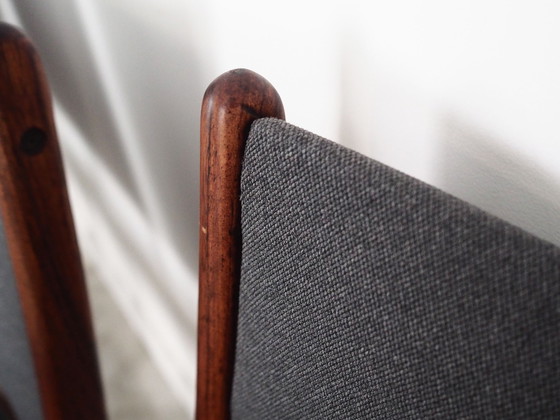 Image 1 of Set Of Six Rosewood Chairs, Danish Design, 1960S, Designer: Johannes Andersen