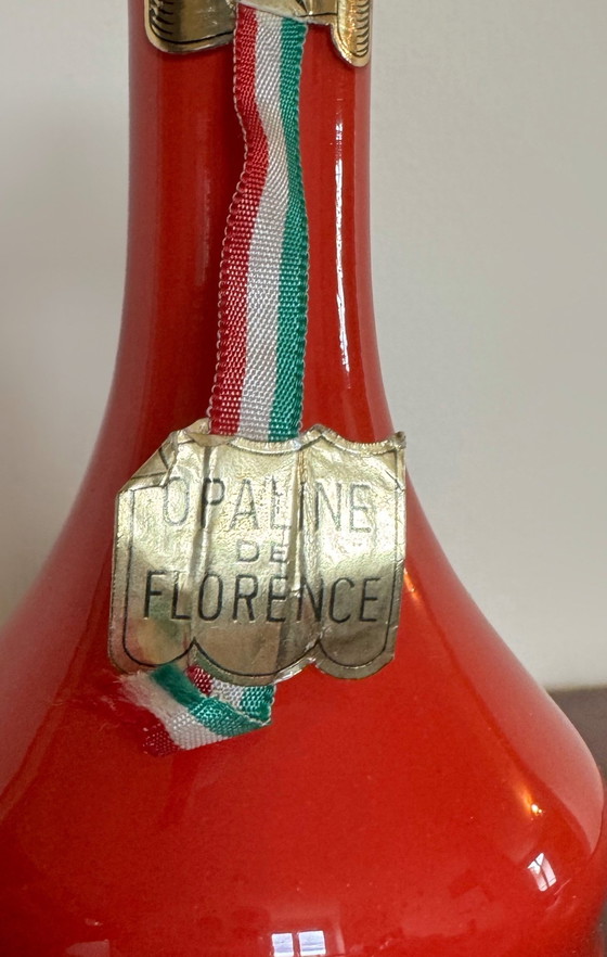 Image 1 of Opaline Florence Soliflore Vase 60s