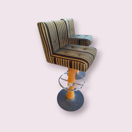 Image 1 of 1970s Bar Stools With Bar Table