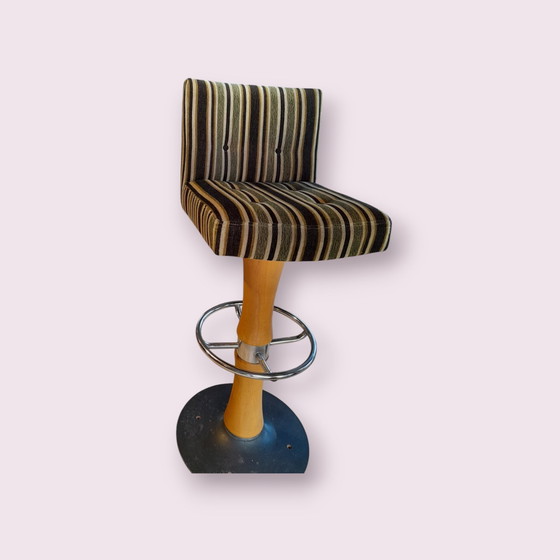 Image 1 of 1970s Bar Stools With Bar Table