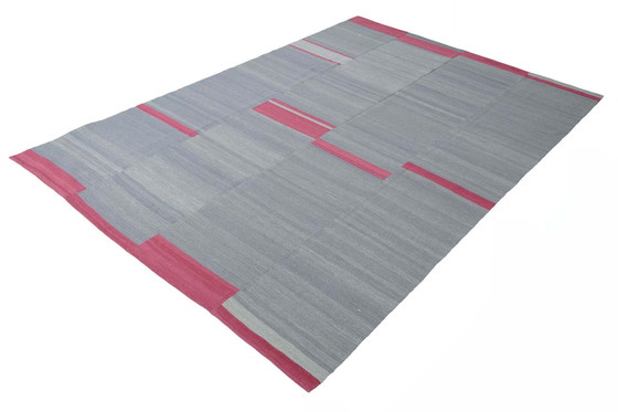 Image 1 of 322 X 221 Cm Handwoven Designer Kilim Fars - New And Modern