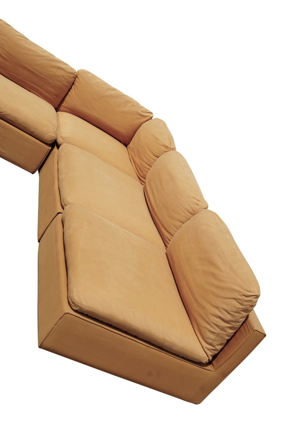 Image 1 of Zanotta Modular 8 Seat Group Corner Sofa De Pas Urbino Lomazzi