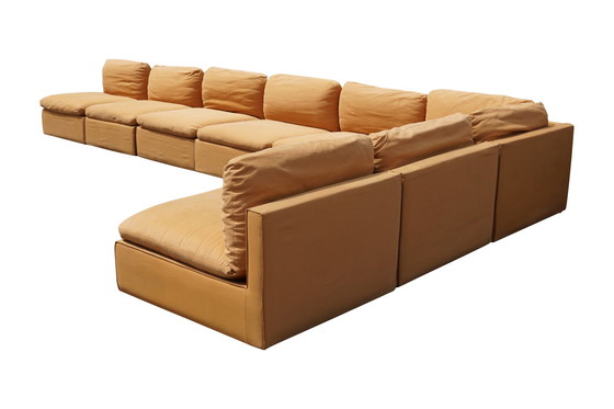 Image 1 of Zanotta Modular 8 Seat Group Corner Sofa De Pas Urbino Lomazzi