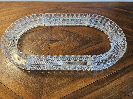 Image 1 of Val Saint Lambert Vallambert table runner crystal