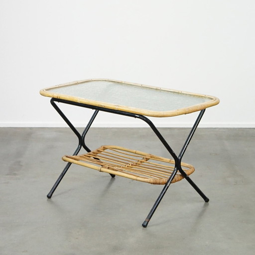 Vintage Rattan Coffee Table