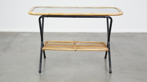 Vintage Rattan Coffee Table