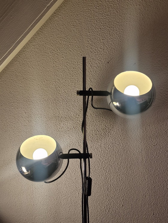 Image 1 of Vintage space age globe floor lamp
