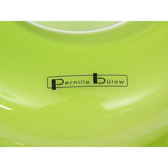 Image 1 of Vintage blown glass vase by Pernille Bülow, Denmark 1990