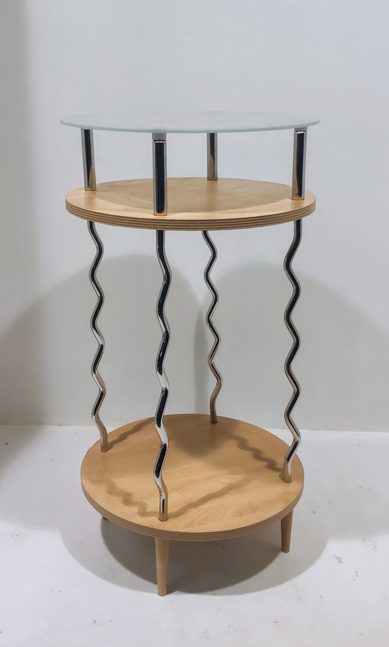 Image 1 of Postmodern/Memphis side table