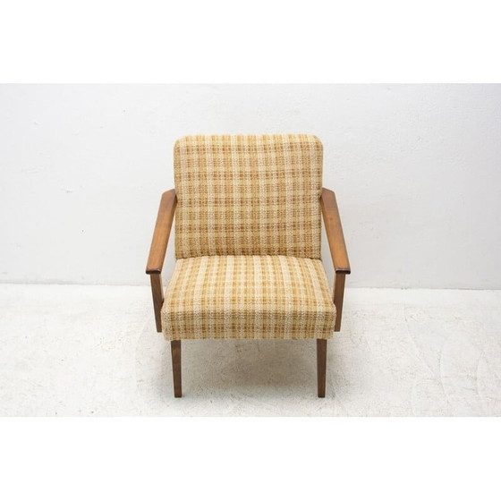 Image 1 of Pair of vintage beechwood armchairs by Tatra nábytok, Czech 1960