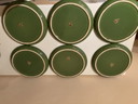 Set Of 6 Vintage Fondue Plates Gertz West Germany
