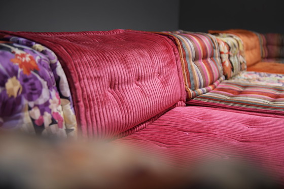 Image 1 of Superbe tissu XXL Mah Jong 'Missoni Home' par Hans Hopfer pour Roche Bobois